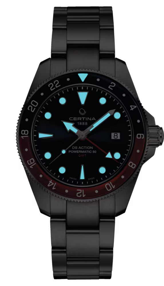 CERTINA DS Action GMT 41mm Mens Watch C0329291104100
