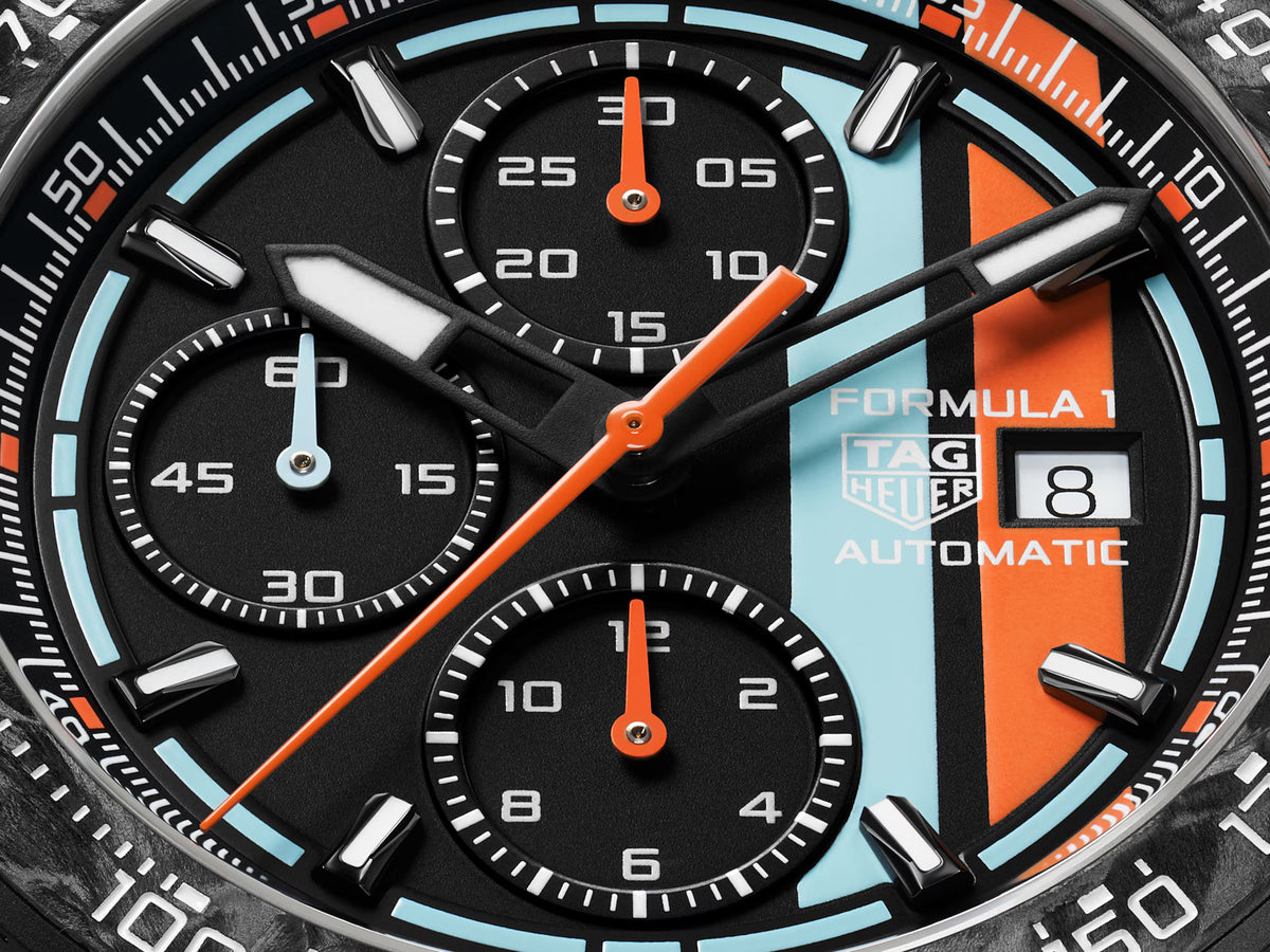 TAG Heuer Formula 1 Chronograph x Gulf CBZ208B.BF0009