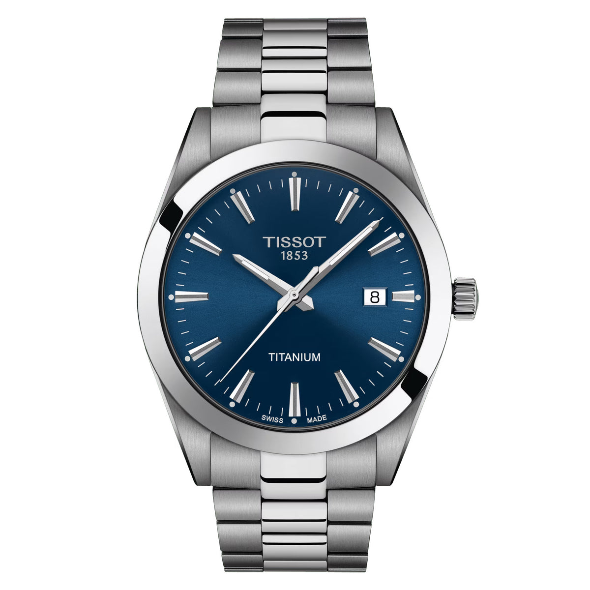 T-Classic Gentleman Titanium 40mm Mens Watch T1274104404100
