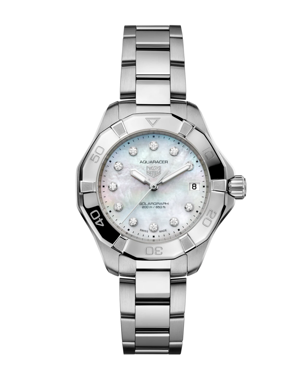 TAG Heuer Aquaracer Professional 200 Solargraph 34mm Ladies Watch WBP1313.BA0005