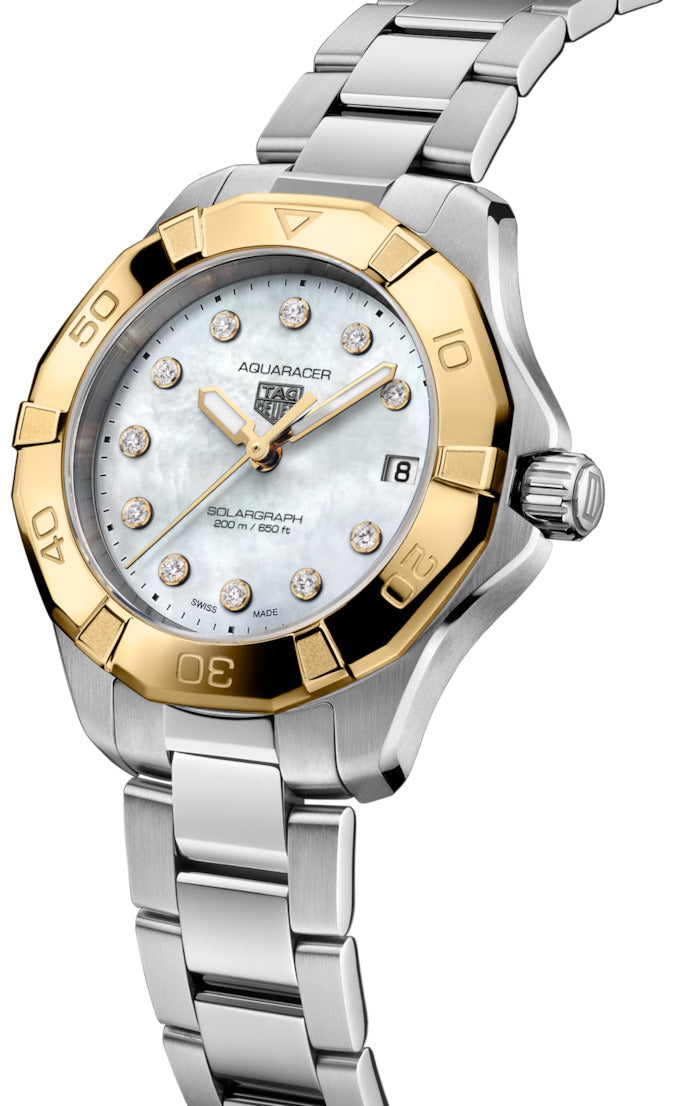 TAG HEUER AQUARACER PROFESSIONAL 200 SOLARGRAPH 34MM WBP1325.BA0005