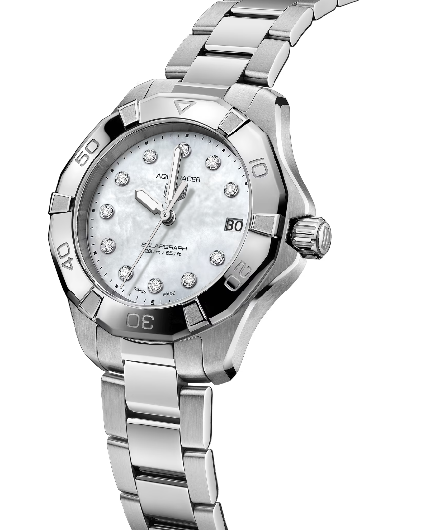 TAG Heuer Aquaracer Professional 200 Solargraph 34mm Ladies Watch WBP1313.BA0005