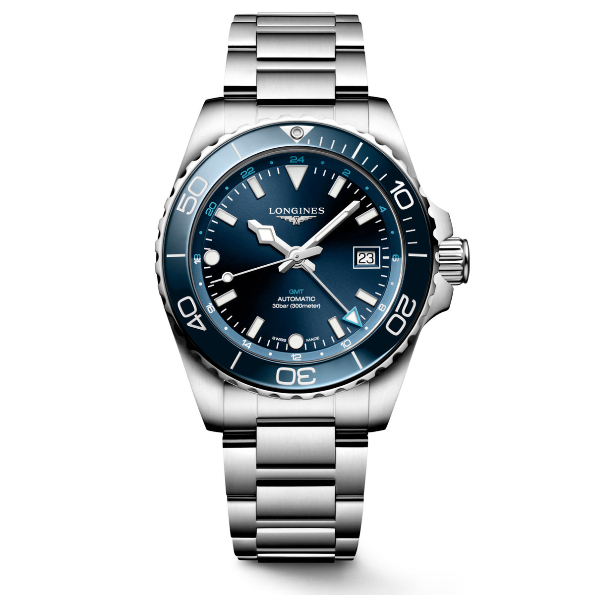 Longines Hydroconquest GMT 41mm Mens Watch L37904966
