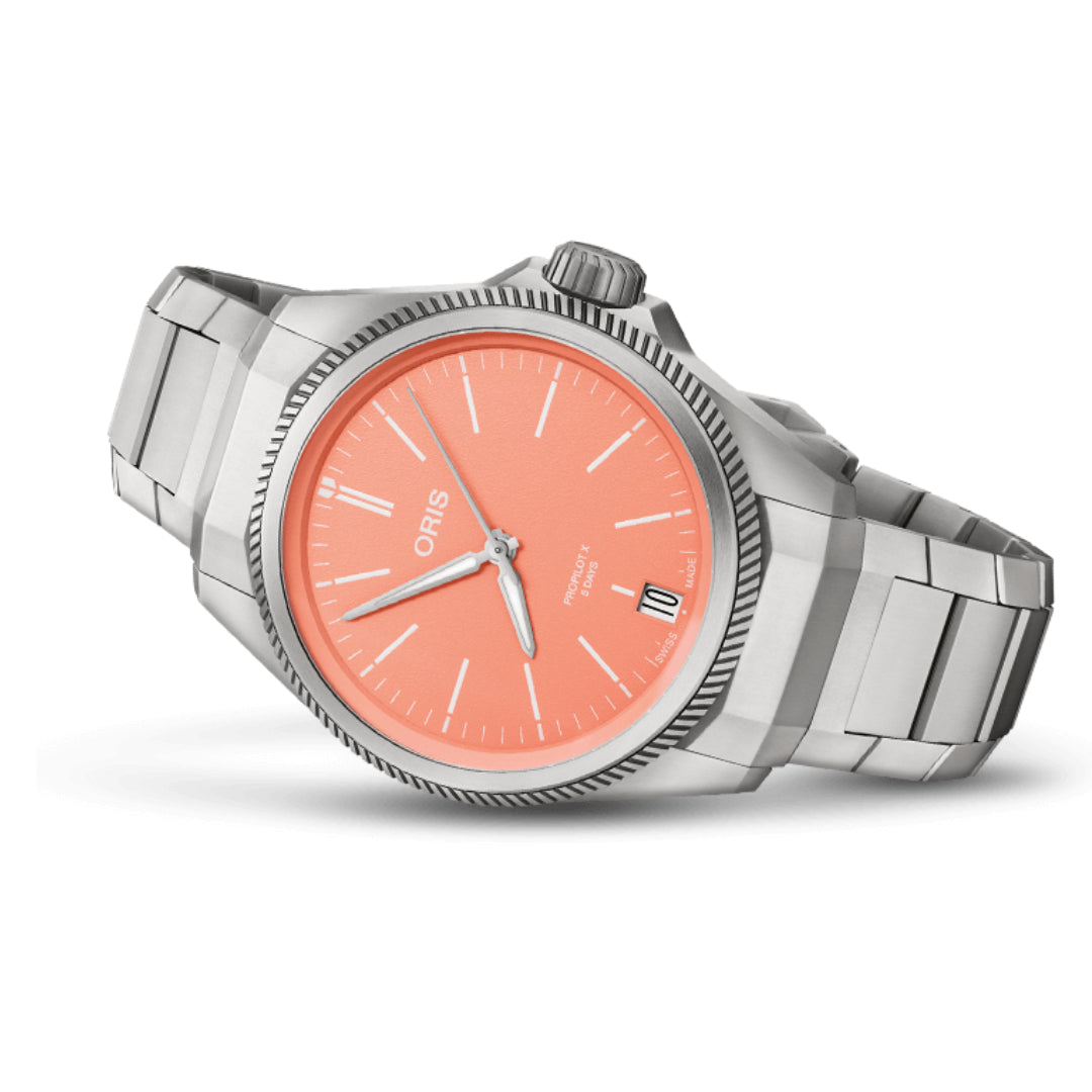 ORIS ProPilot X Calibre 400 39mm Unisex Watch 01 400 7778 7158-07 7 20 01TLC