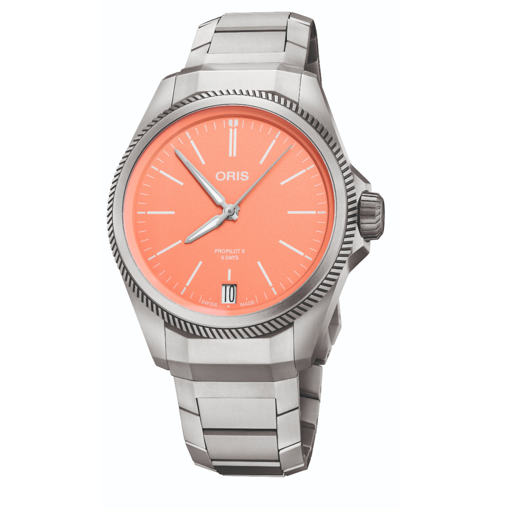 ORIS ProPilot X Calibre 400 39mm Unisex Watch 01 400 7778 7158-07 7 20 01TLC