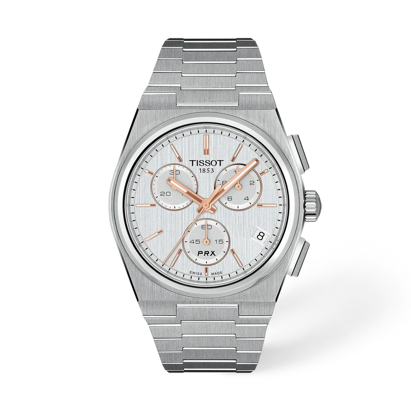 Tissot PRX 41mm Chronograph Mens Watch T1374171103100