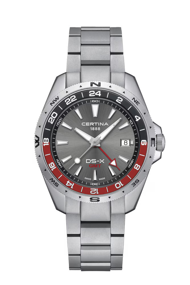 CERTINA DS-X GMT 41MM WATCH C0474521108101