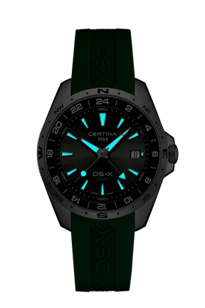 CERTINA DS-X GMT 41MM WATCH C0474521708100