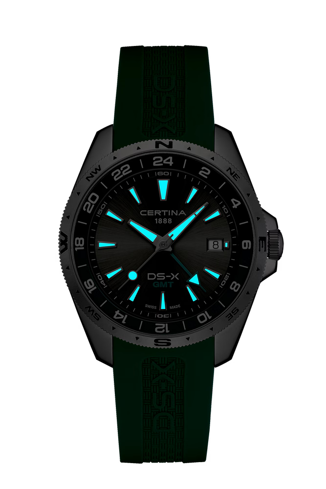 CERTINA DS-X GMT 41MM WATCH C0474521708100