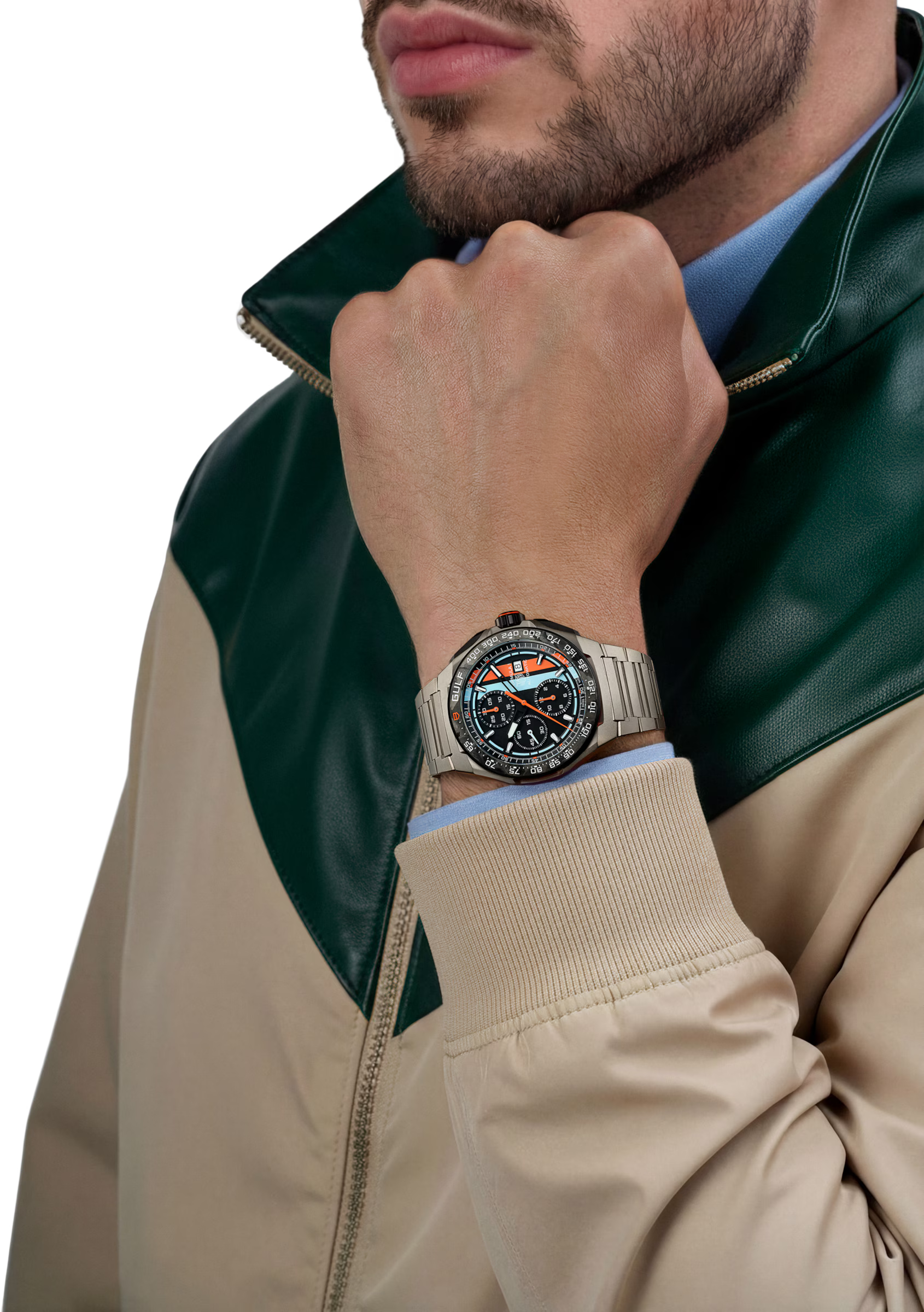 TAG Heuer Formula 1 Chronograph x Gulf CBZ208B.BF0009