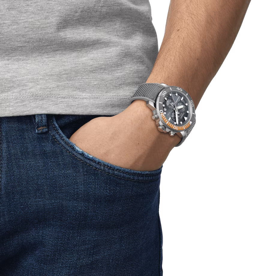 TISSOT T-Sport Seastar 1000 Chronograph 45mm Mens Watch T1204171708101