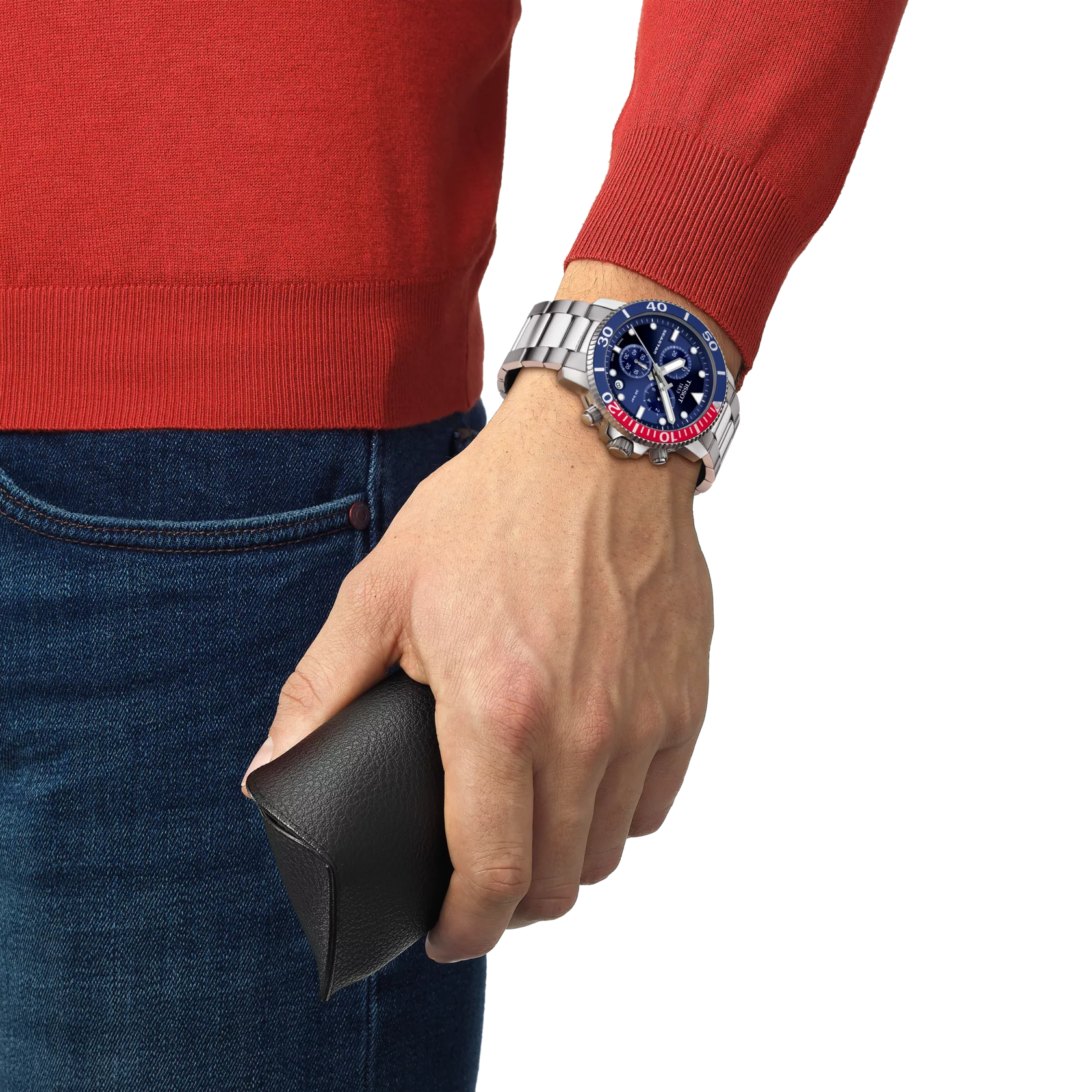 TISSOT T-Sport Seastar 1000 Chronograph 45mm Mens Watch T1204171104103