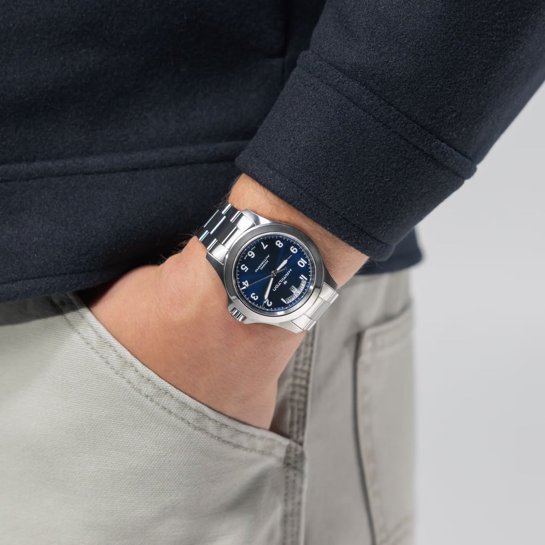 HAMILTON Khaki Field King Day-Date Automatic 40mm Mens Watch H64475140