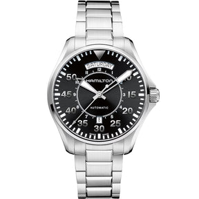 HAMILTON Khaki Aviation Pilot Day Date Auto 42mm Mens Watch H64615135