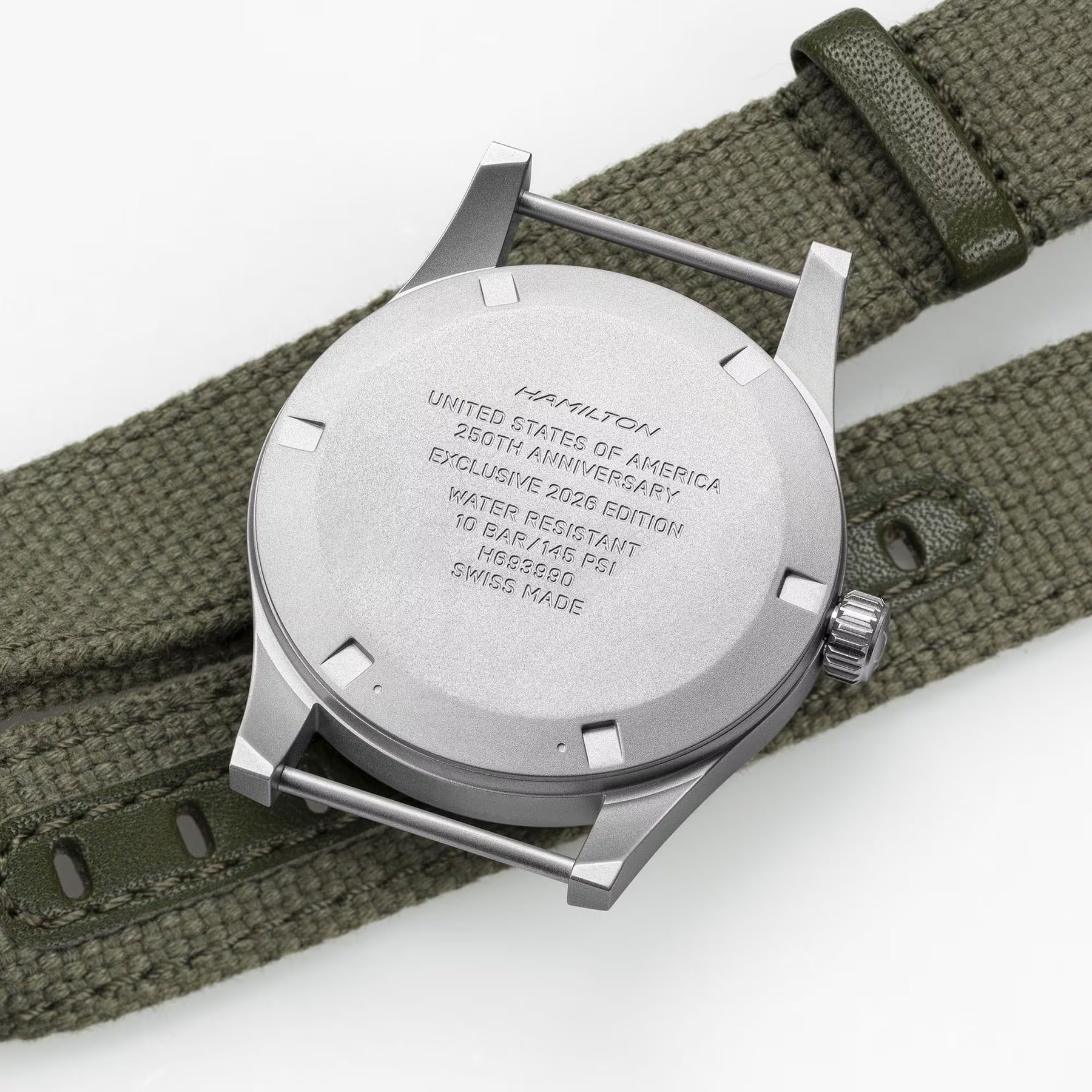 HAMILTON KHAKI FIELD MECHANICAL USA 250TH ANNIVERSARY H69399930