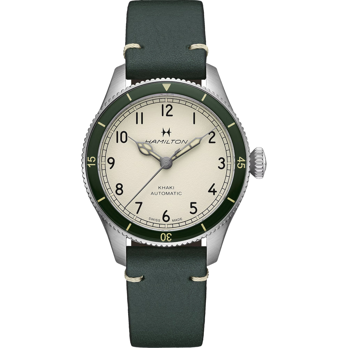 HAMILTON Khaki Aviation Pilot Pioneer Automatic 38mm Watch H76255810