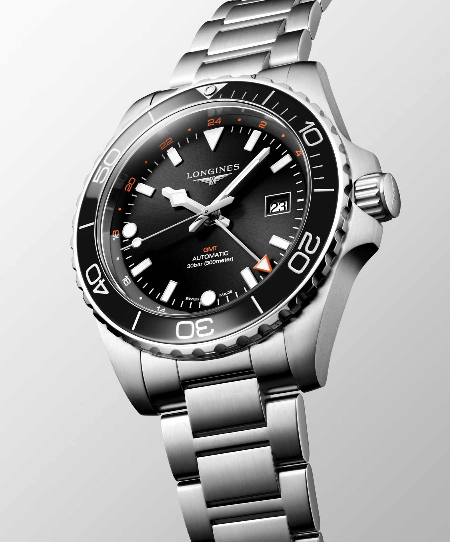 Longines Hydroconquest GMT 43mm Mens Watch L38904566