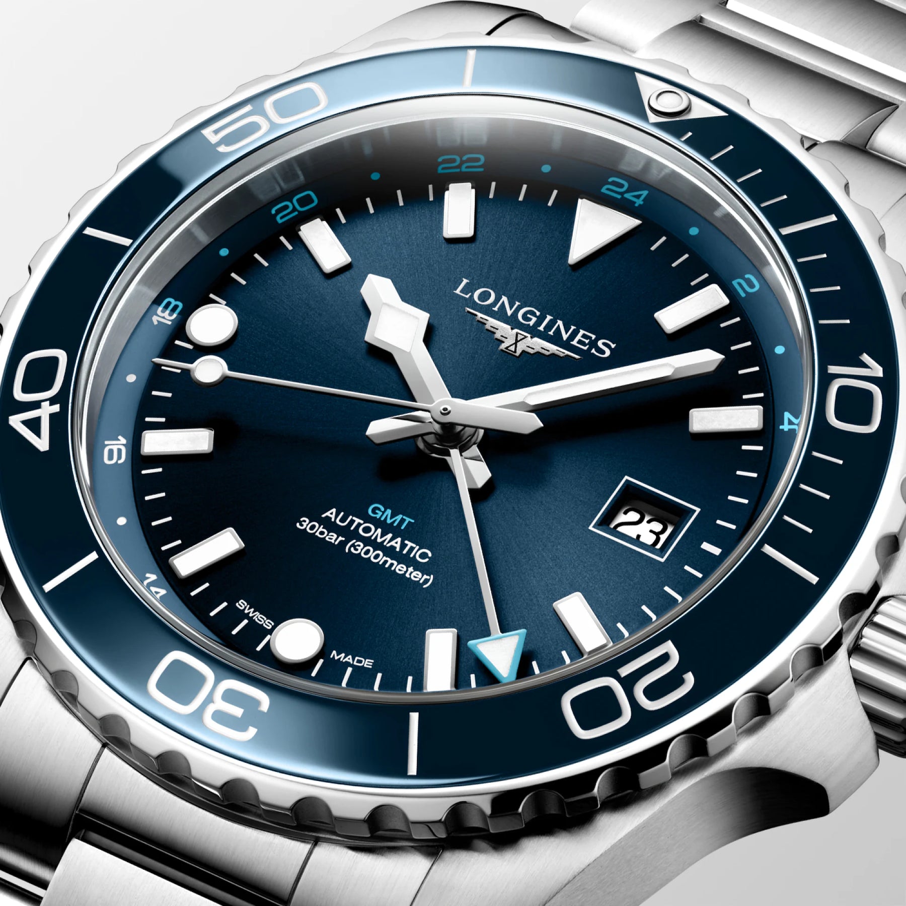 Longines Hydroconquest GMT 43mm Mens Watch L38904966