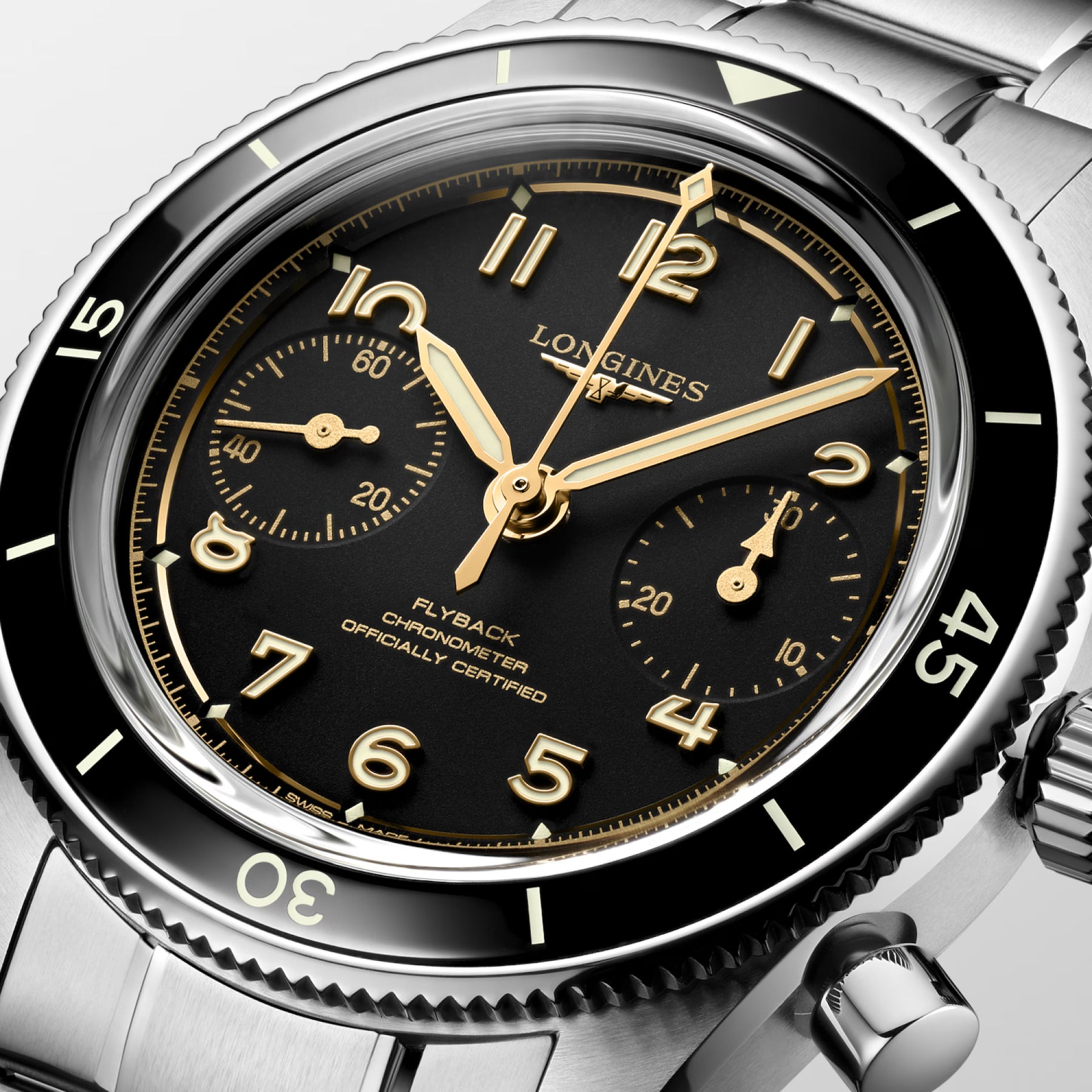 Longines Spirit Flyback 39.5mm Mens Watch L37214536