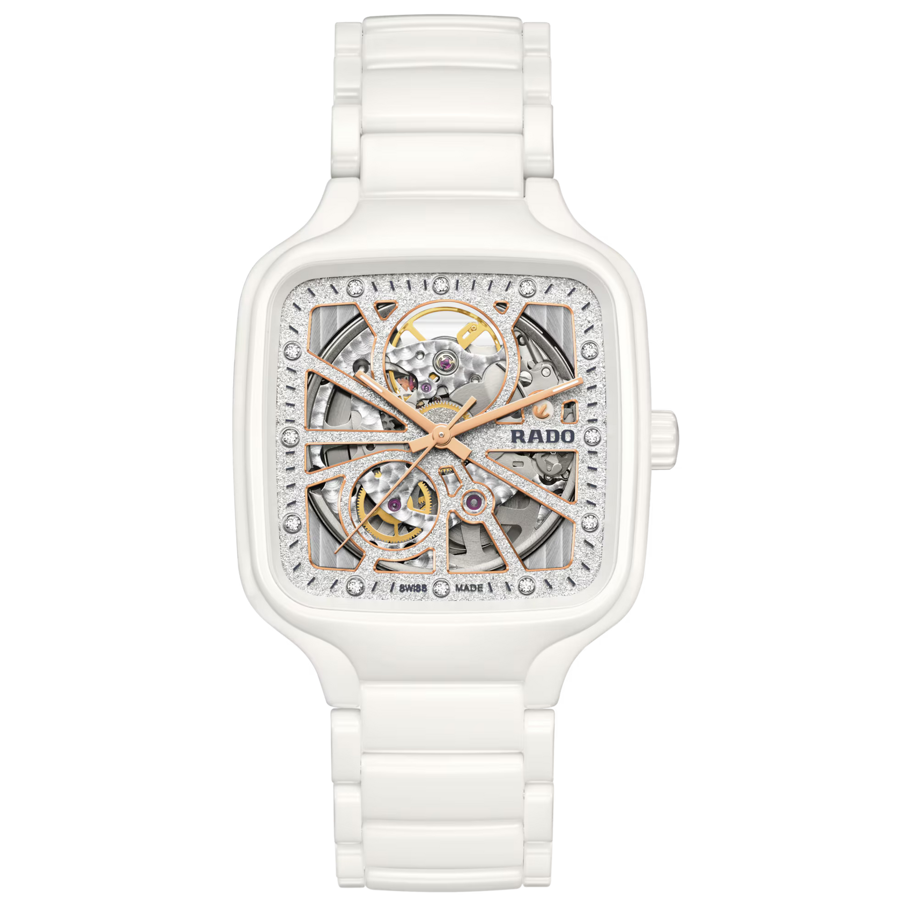 RADO True Square Automatic Open Heart Sparkling 38mm R27073722