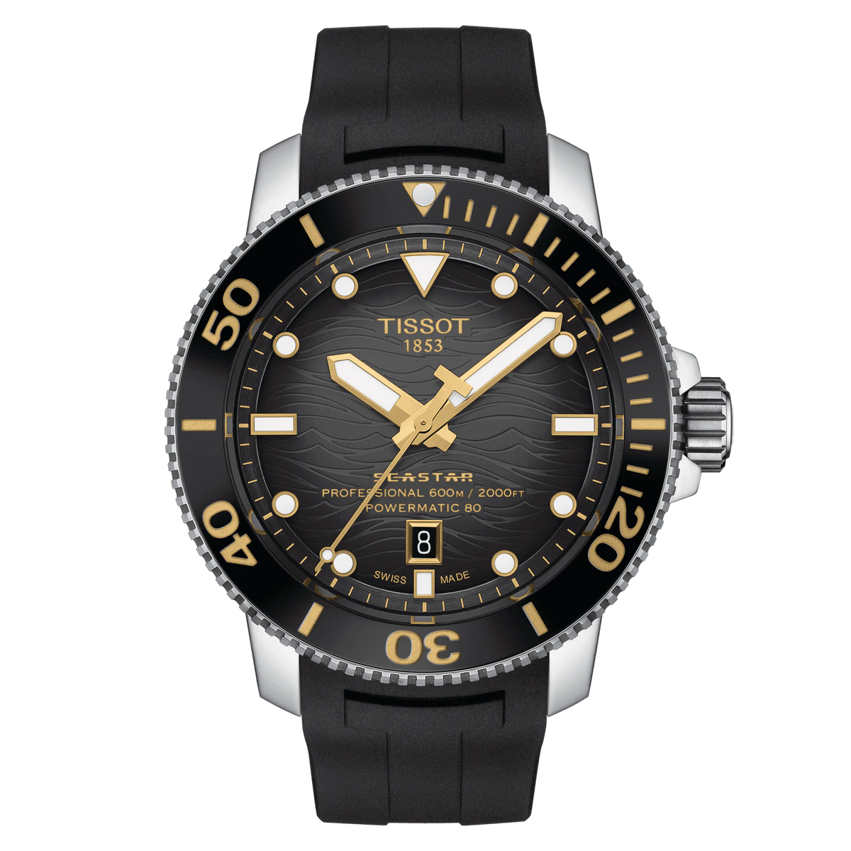 T-Sport Seastar 2000 Professional Powermatic 80 46mm Mens Watch T1206071744101