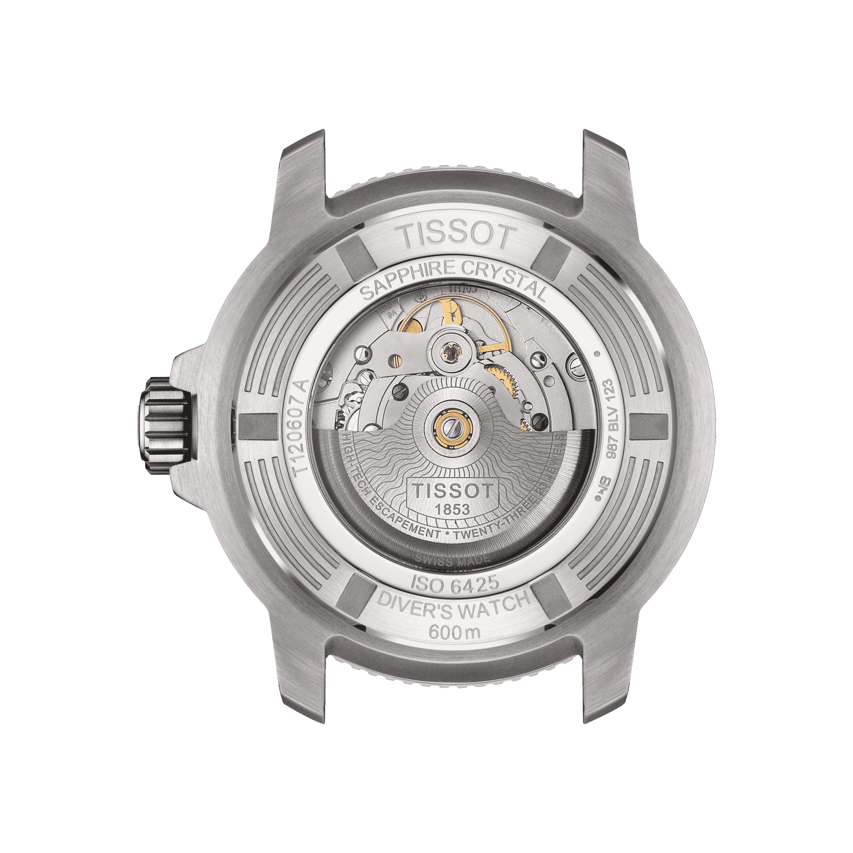 TISSOT T-Sport Seastar 2000 Professional Powermatic 80 46mm Mens Watch T1206071744101
