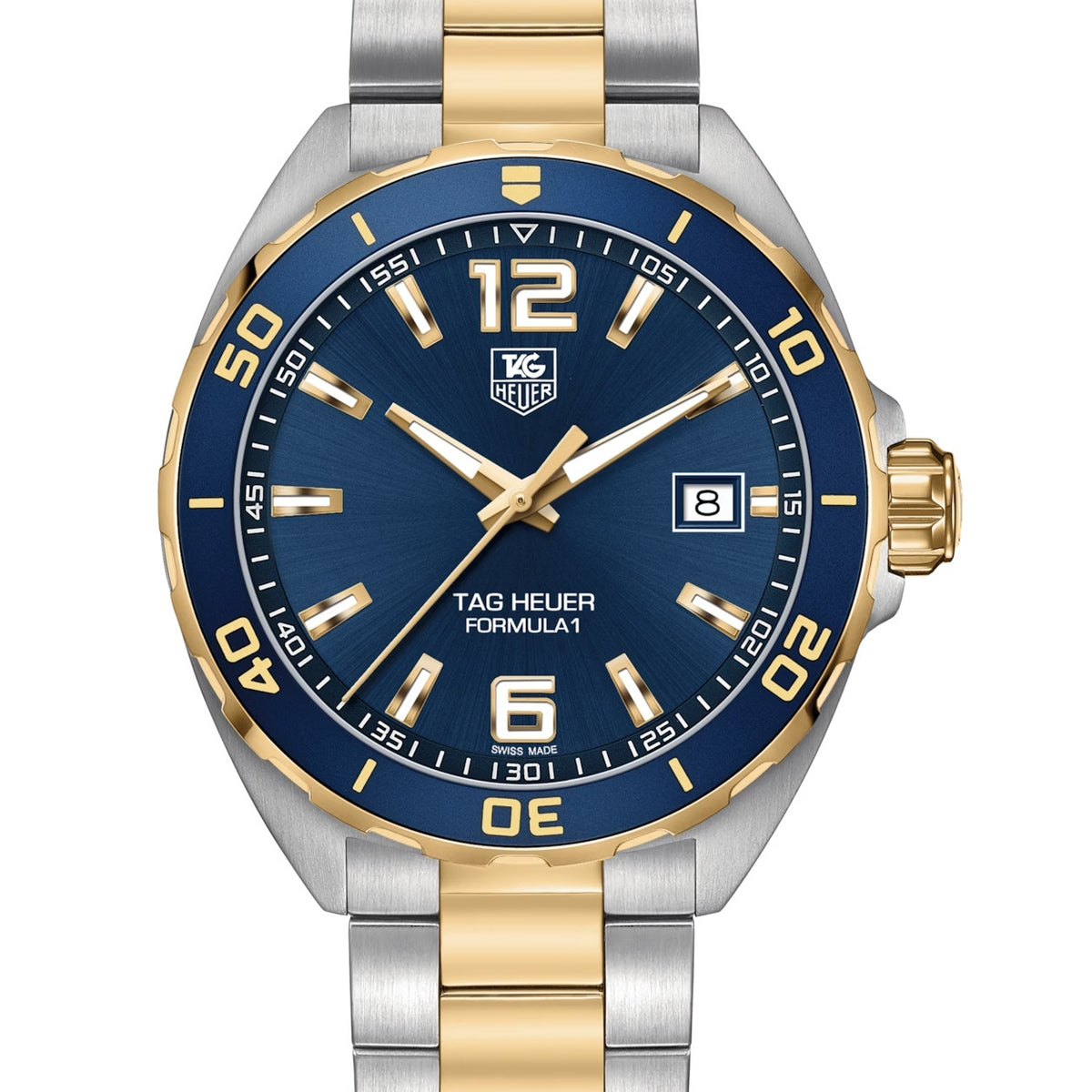 Tag heuer formula on sale 1 gold and silver