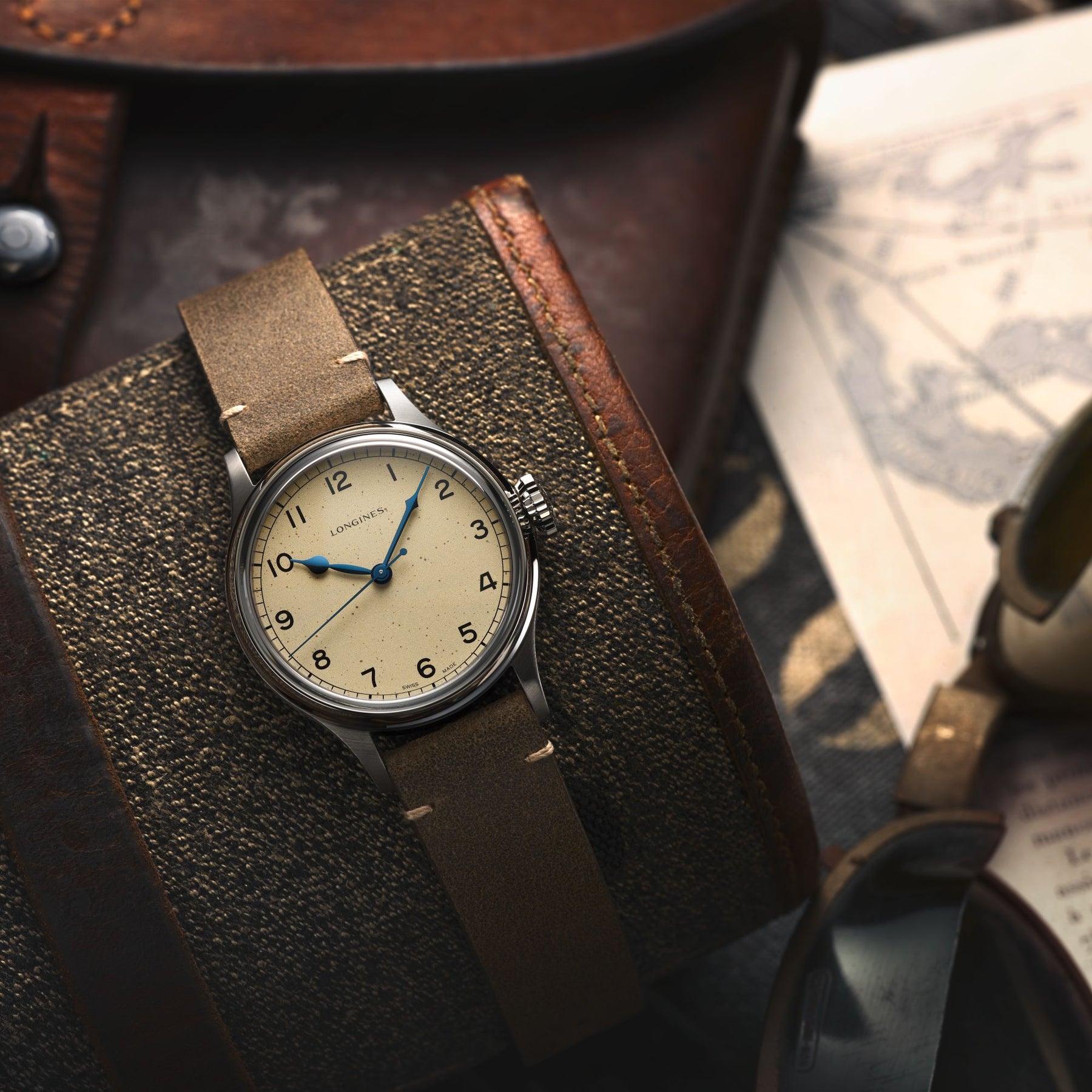 Longines Heritage Military 38mm Mens Watch L28194932